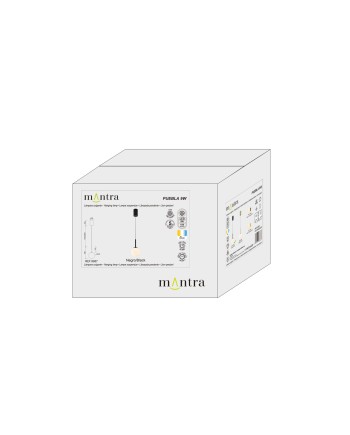 PUEBLA * COLGANTE LED 9W 3000K NEGRO